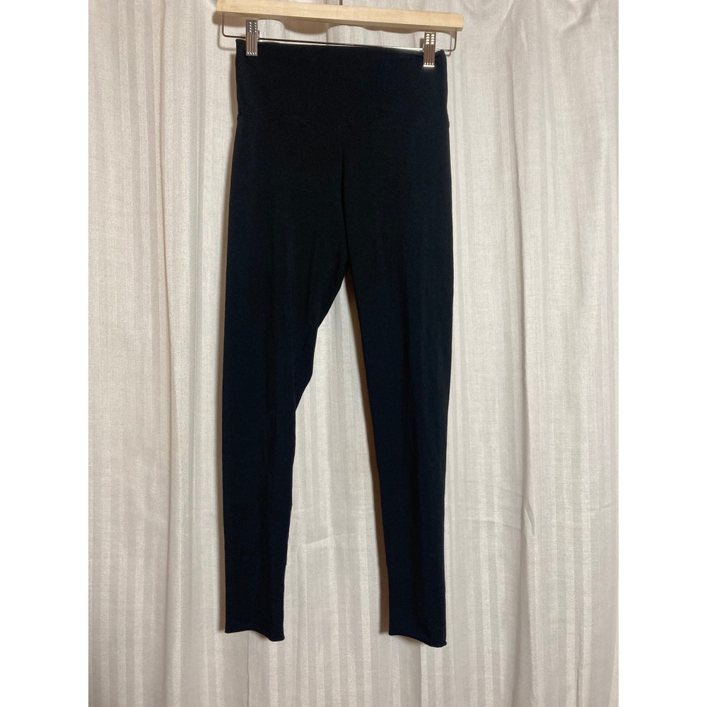 Aritzia Tna Atmosphere High-Rise Leggings Black Cotton Size M 79927 Athleisure
